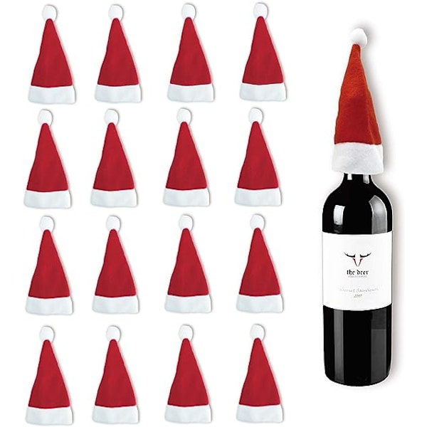 20 Stycken Mini Julhattar Jul Bestick Bordsservis Hållare