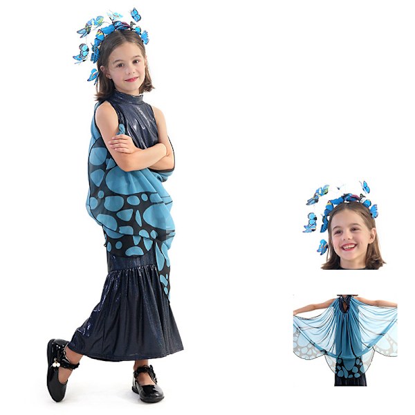Perhonen Siivet Meidän Tytöt, Perhonen Puku Halloweenille S