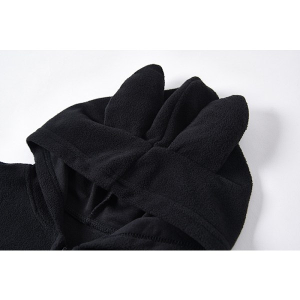 Halloween Kostume til Små Piger og Drenge - Sort Bat Hoodie 90cm