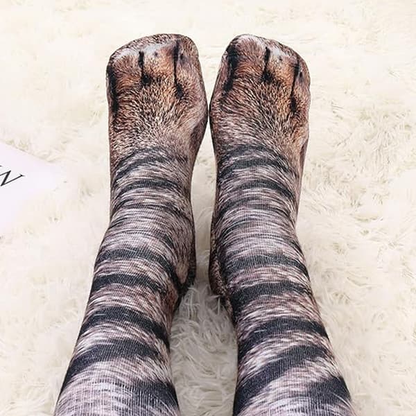 Djurfotssockor, Roliga 3D Djursockor Q4 Kid