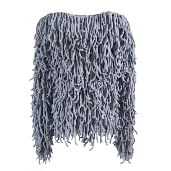 Plush Kjoljacka för Kvinnor Höst och Vinter Grey XL