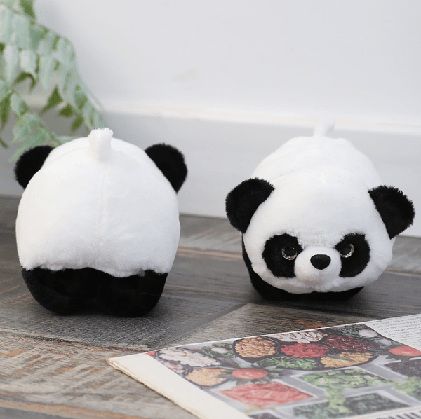 4 stk. Fyllte Panda Dyre-Slaps