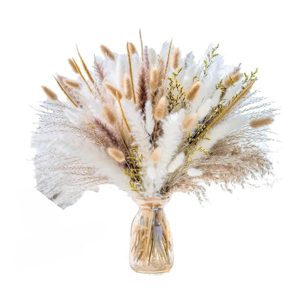 82 st Natural Pampasgräs Bukett Bröllopsdekoration Blommor 82PCS