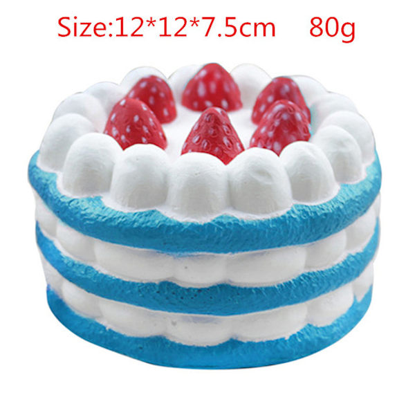 Squishies Jumbo Langsomt Stigende Kawaii Squishie Kat Hamburger Brød Legetøj Q3