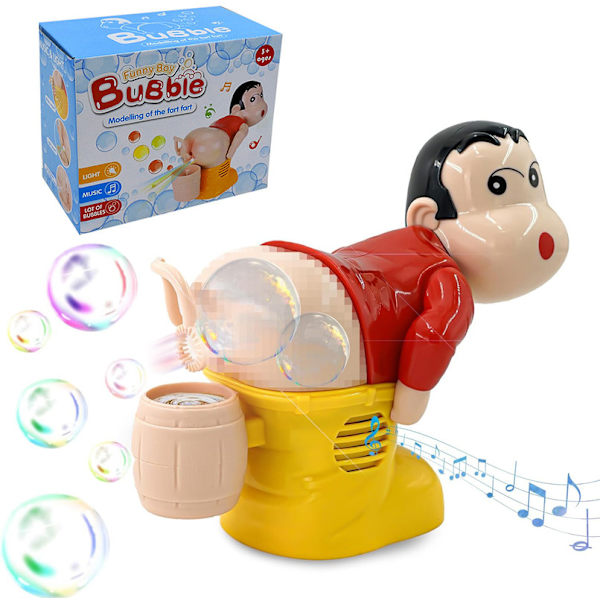 Jultomtar Bubblor Maskin, Bubblor Blåser Rolig Leksak Yellow