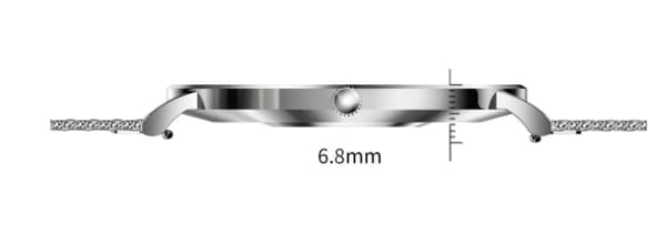 Smartklokke for kvinner, vanntett smartklokke Silver
