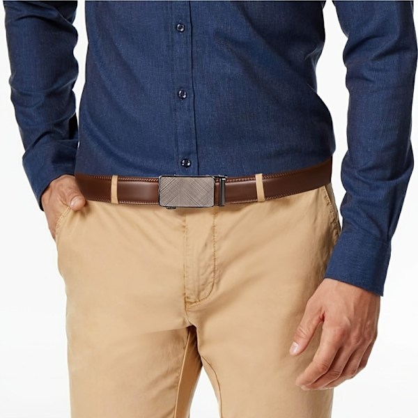 Herrebælte, Skraldebælte til Kjolebukser Skjorte Oxfords brown 120