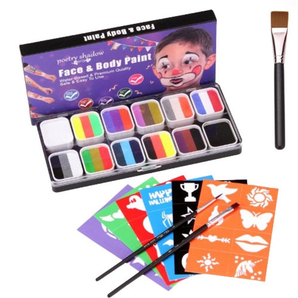 Ansikts- och Kroppsmakeup Kroppsmålningspigment Kroppsmålning 3012C