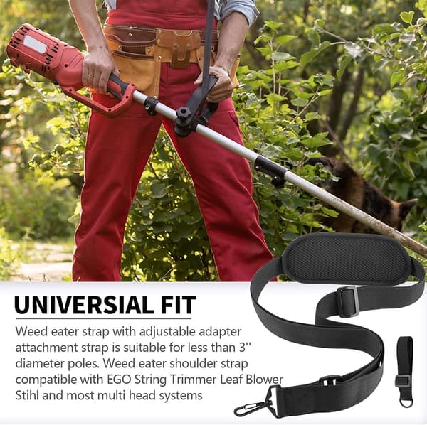 Weed Wacker-stropp, Justerbar Trimmer-sele, Kompatibel med de fleste Klippere