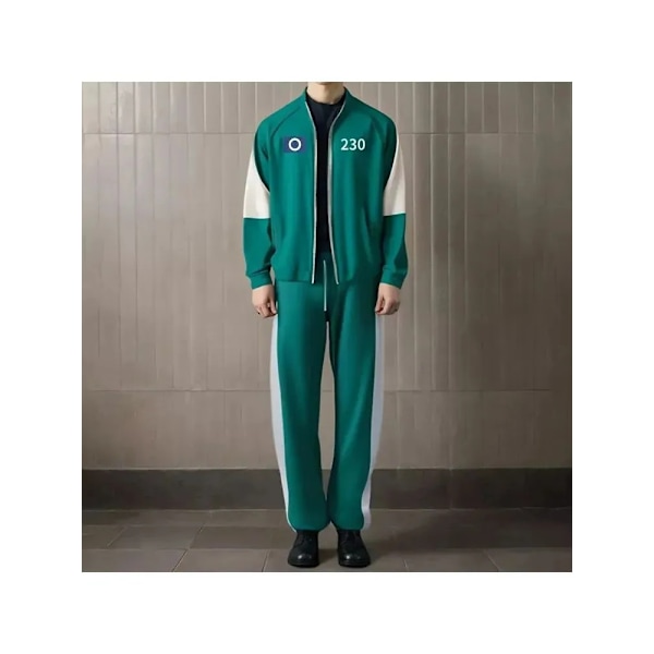 Squid Game 2 Spelare Cosplay Kostym Träningsoverall No.001 130