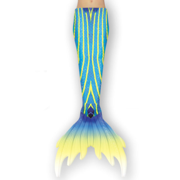 Girl Mermaid Tail med Monofin green 110