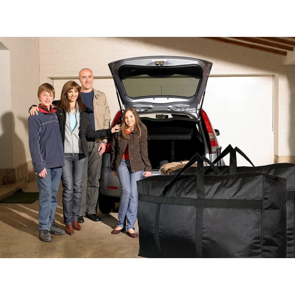 190L Ekstra Stor Robust Flyttekasse Black 40L