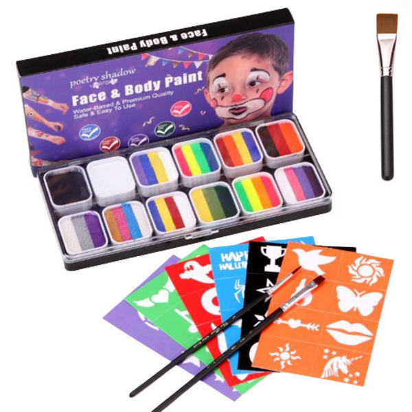 Ansikts- och Kroppsmakeup Kroppsmålningspigment Kroppsmålning 3012D