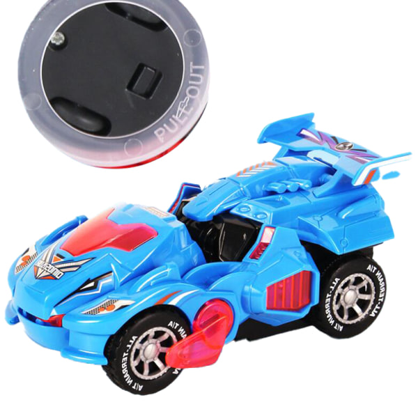 Elektrisk Automatisk Dinosaur Transformerbil blue