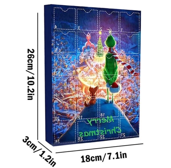 Julkalender, nedräkningskalender Julpynt Present Style2