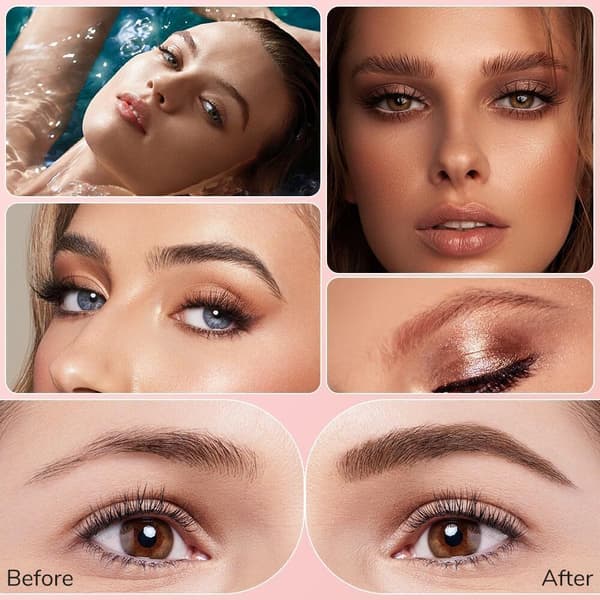 Ögonbrynspenna Microblading - Ögonmakeup Ögonbrynspenna Micro 4-punkts Brynspenna light brown