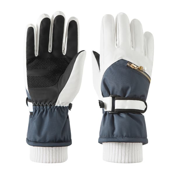 Vanntett Vinter Skihansker for Kvinner Navy