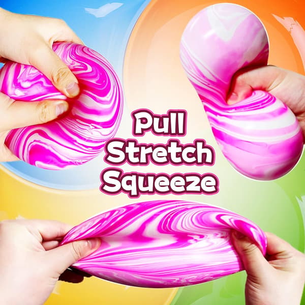 Jätte Stora Stretchiga Stressboll Squeezar Boll Squishy Dejbollar för Barn