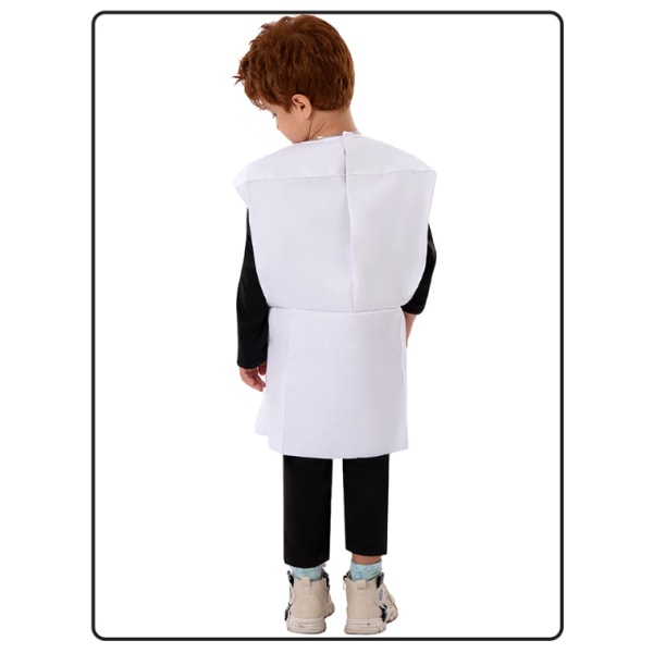 Kids Skibidi Toalett Man Kostym Halloween Dress Up Toilet Man M