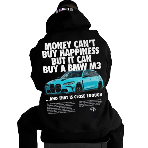 Mænds Setcar Porsche911 Print Hoodie Mænds og Kvinders Mode Hættetrøje Color10 2XL