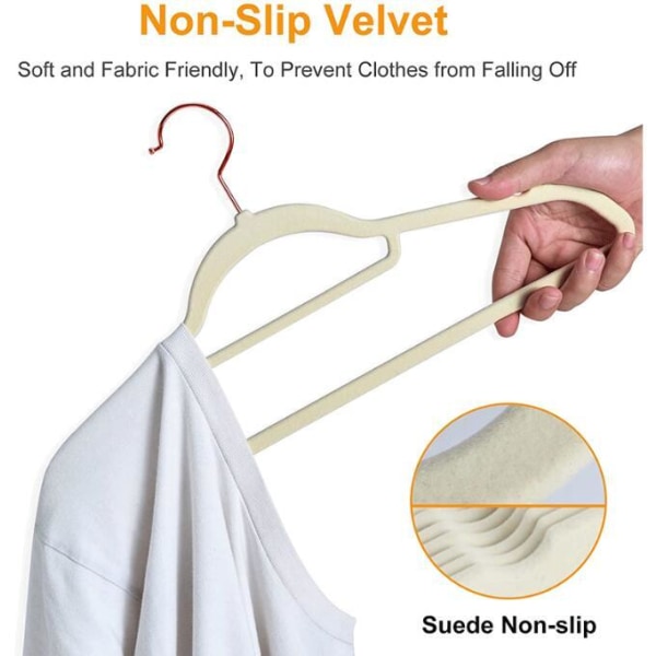 30 st Non Slip Velvet Galgar light grey 45cm