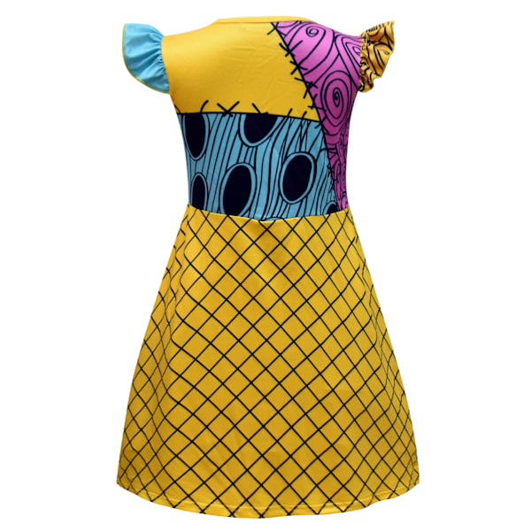 Tyttöjen Mekko Hihaton Piirretty Rento Mekko Halloween Joulujuhla Mekko 100