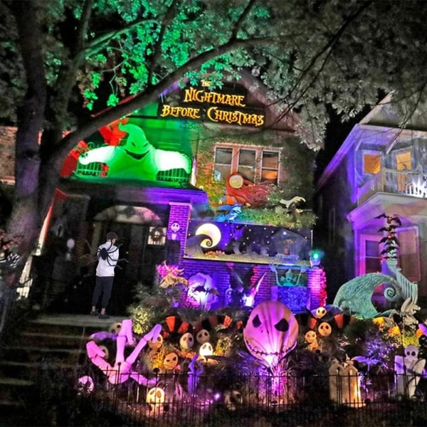 Halloween Gigant Edderkop Rygsæksdekorationer Color S