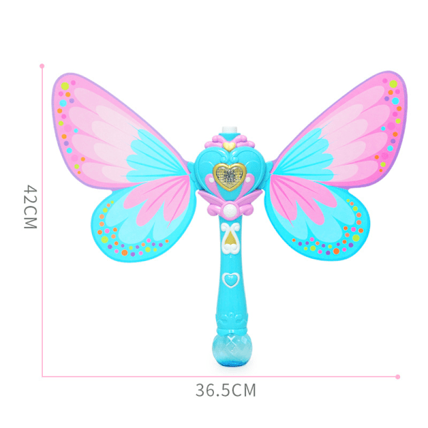 Bubble Machine för barn Butterfly Bubbles Wandblåsare Blue