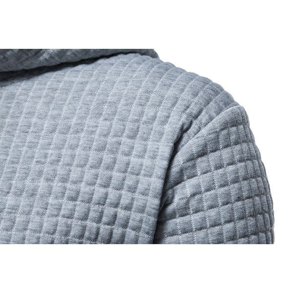 Långärmad tröja för män Casual hoodies light grey L