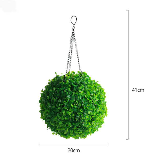 Keinotekoiset buksupallotopiarit Green 41*20CM
