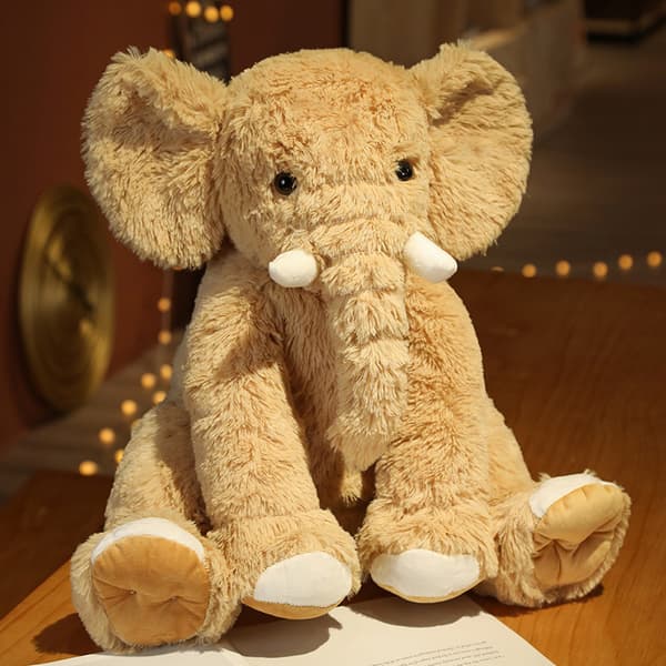 Stoppet Dyr Dukke Elefant Stoppet Dyr BROWN