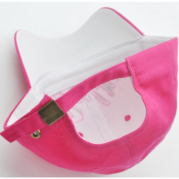 Baseballkepsar för kvinnor med broderi för utomhussporter Pink