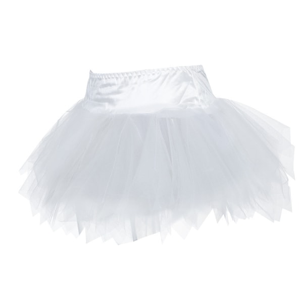 Tutu-kjol för kvinnor, danskjolar för Cosplay-fest White L