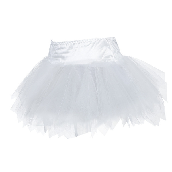 Tutuskjort för kvinnor, danskjolar för cosplayfest White 4XL