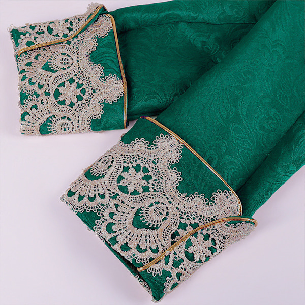 Miesten keskiaikainen steampunk-takki Victorian kirjallisuus retro gootti pukukoodi Green XL
