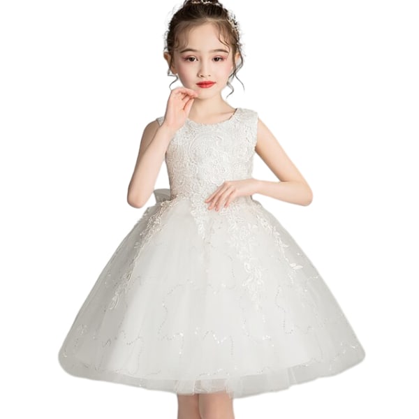 Spetssida Princess Tutu barnklänningar White 140CM