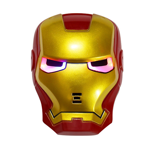 Cosplay Superhjälte Kappor Luminous Röst Leksak Handske Mask