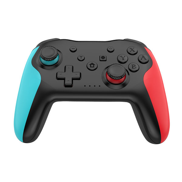 Trådlös spelkontroll för Windows 7 8 10 PC/iPhone/Android/Switch Blue and Red