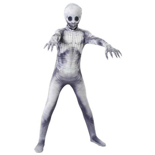 Halloween Barnkostym för Barn, Läskig 3D Skelettkostym för Pojkar och Män 140cm