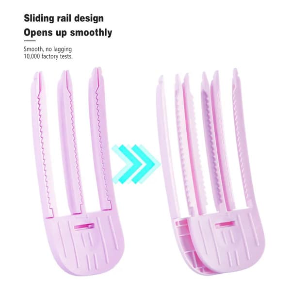 2 st hårvolymclips för fluffiga lugg, enkel hög kronvolymkam Dark Pink