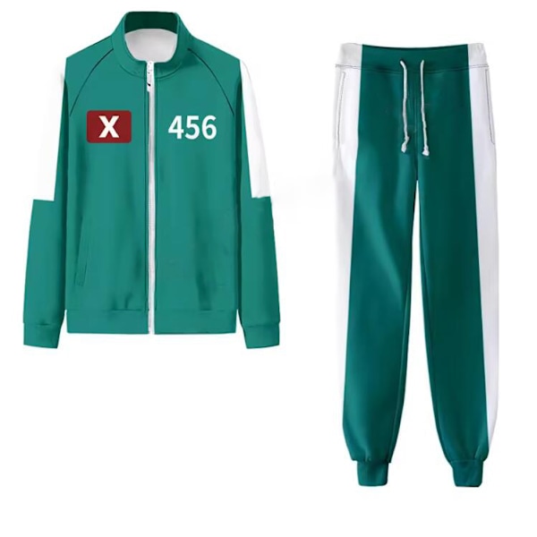 Squid Game Säsong 2 Seong Gi-hun Cosplay Kostym Spel, Sweatshirt No.456 4XL