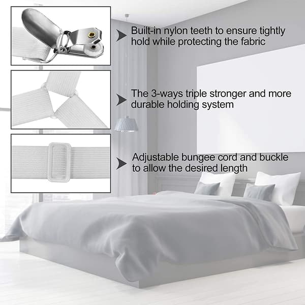 6-Sided Ark-Klips Justerbar Arkholder Black