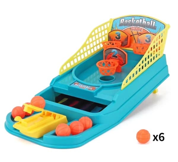Bordsskiva inomhus basket skjutspel light blue