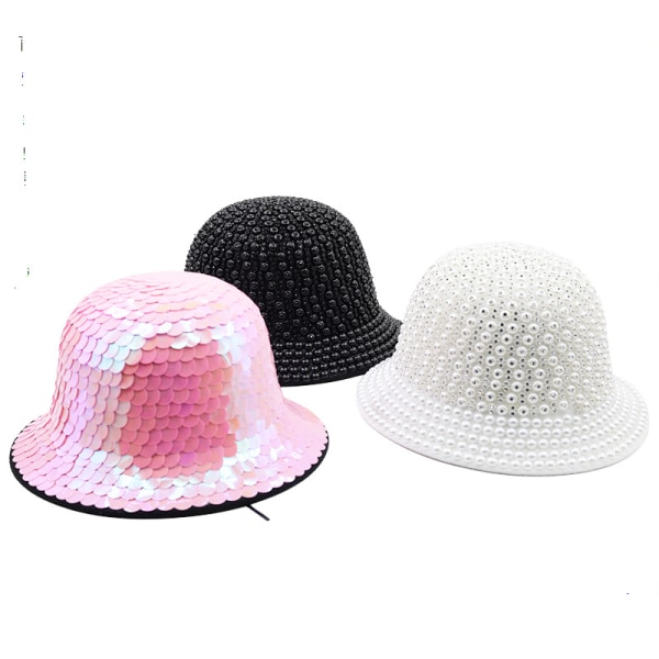 Disco Ball Bucket Hat, Sekvens Cowboy Bucket Hat Black