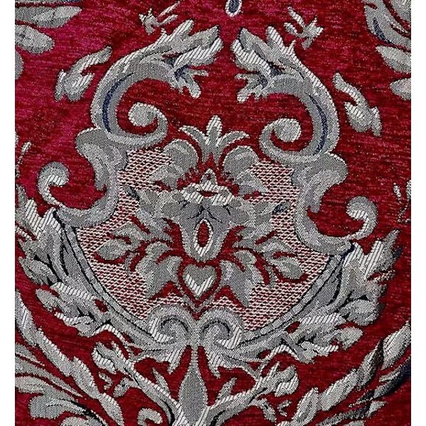 Herrar Victorian Dubbelknäppt Väst Red XL