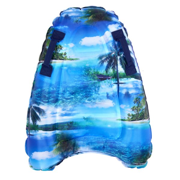 Lättvikts Body Board Simning Flytande surfbräda coconut tree
