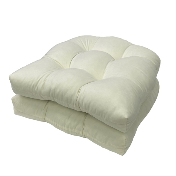 Utestolputer Set av 2, Pute for Hagemøbler BEIGE