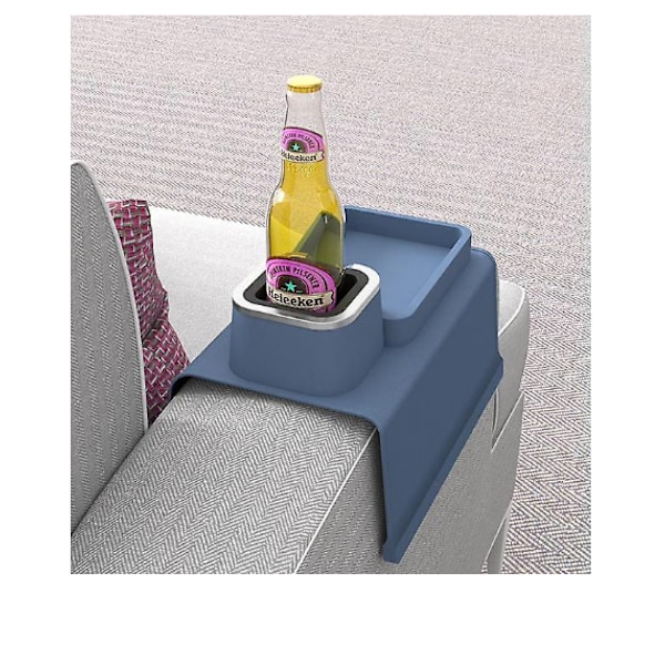 Mugghållare för Couch Silikon Soffdrinkshållare black
