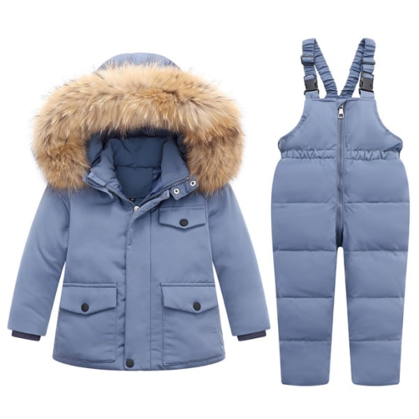 Baby vinter snödräkt, barnkläder set blue 100cm