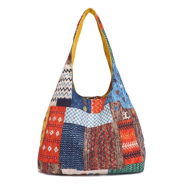 Bohemsk Skulderveske for Kvinner blue